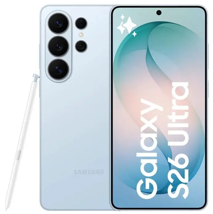 Opção de cor Sky Blue do Galaxy S26 Ultra