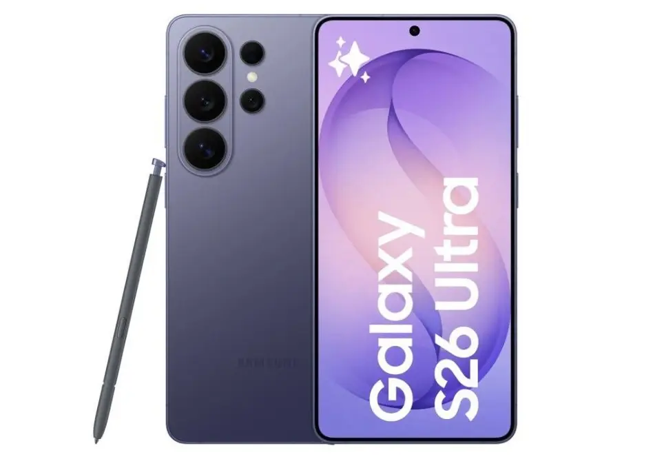 Render vazado do Galaxy S26 Ultra