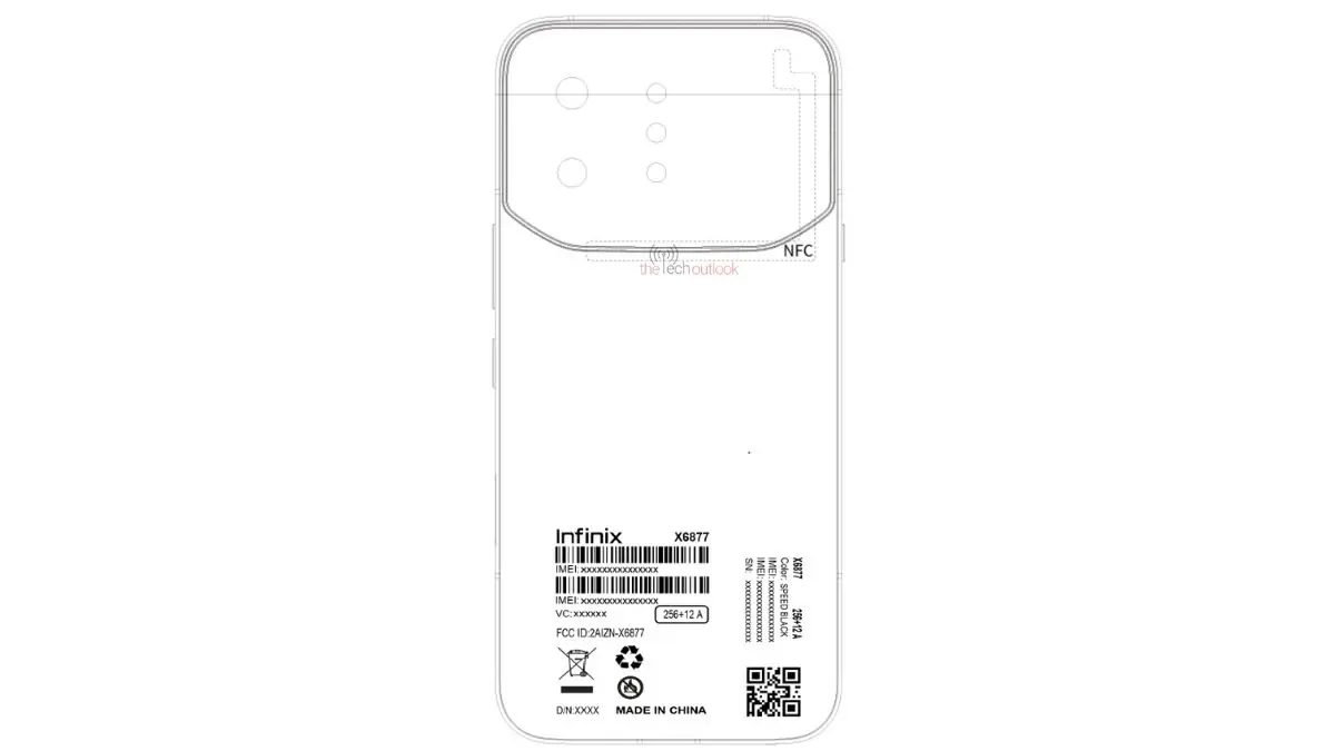 Certificação FCC do Infinix Note 60 Ultra Revela Opções de Bateria Dual
