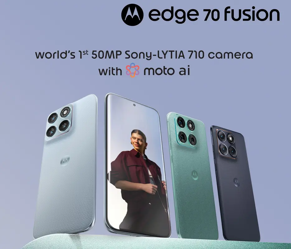 Motorola confirma oficialmente as especificações do Edge 70 Fusion